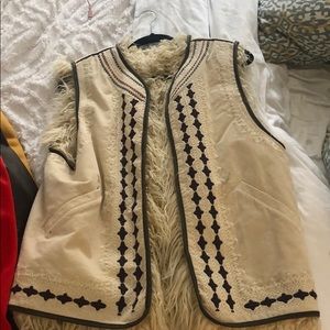 Free People Fuzzy Vest